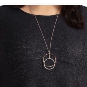 Victoria Pendant Necklace with Pave Detail